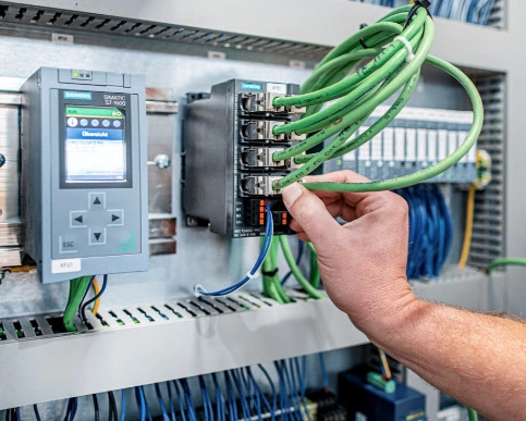 Profinet Kommunikation &uuml;ber Switch